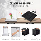 Boîte à lumière pour studio photo de produits