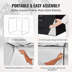 Boîte à lumière pour studio photo de produits