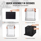 Boîte à lumière pour studio photo de produits