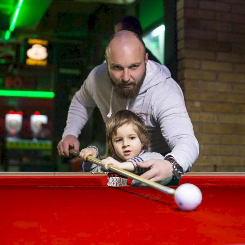 Table de billard miniature Costway 48 pouces (122 cm) avec queues et boules - Dimensions : 48 cm (L) x 26 cm (l) x 30 cm (H)