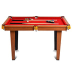 Table de billard miniature Costway 48 pouces (122 cm) avec queues et boules - Dimensions : 48 cm (L) x 26 cm (l) x 30 cm (H)