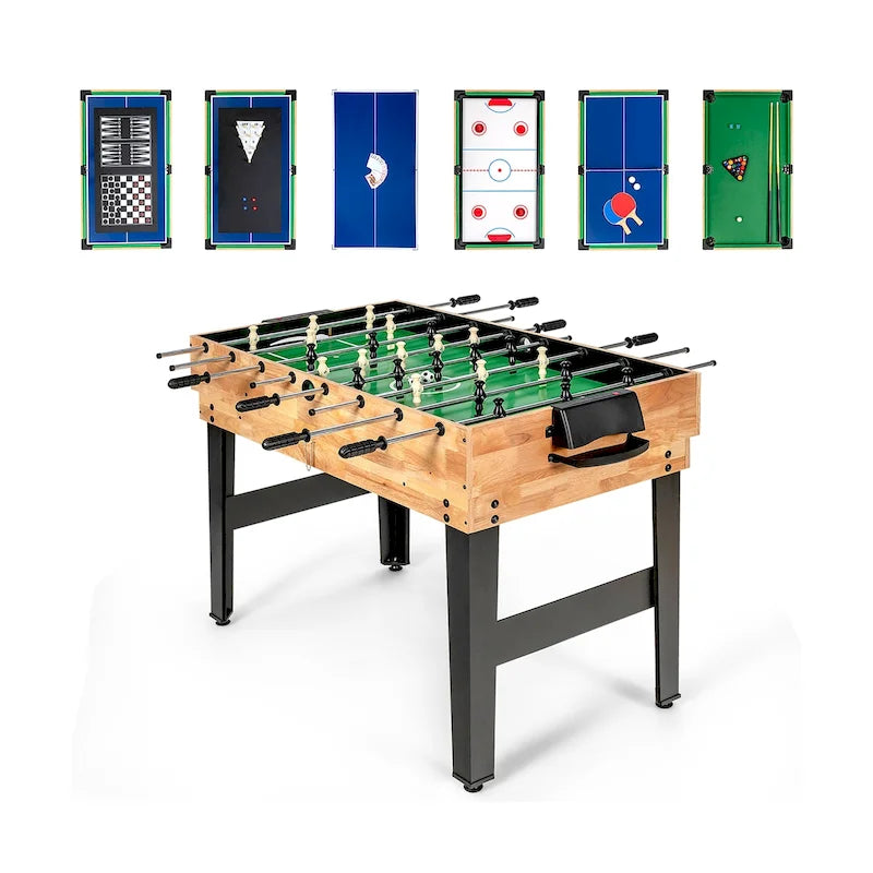 Ensemble de table de jeux combinée 10 en 1 Costway, table de jeux multi-jeux pour la maison - Voir les détails