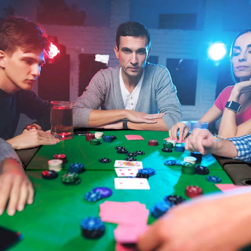 Table de poker Costway pour 8 joueurs avec 8 porte-gobelets et accoudoirs confortables