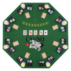 Table de poker Costway 48 - 8 joueurs, pliable, Texas Holdem - Voir les détails