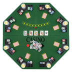 Costway 48  Poker Table Top - 8 Player Foldable Texas Holdem Poker - See Details