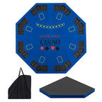 Table de poker Costway 48 - 8 joueurs, pliable, Texas Holdem - Voir les détails