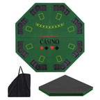 Table de poker Costway 48 - 8 joueurs, pliable, Texas Holdem - Voir les détails