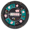 Table de poker pliable Costway 48 pour 6 joueurs avec sac de transport et gobelet inclus - Voir les détails