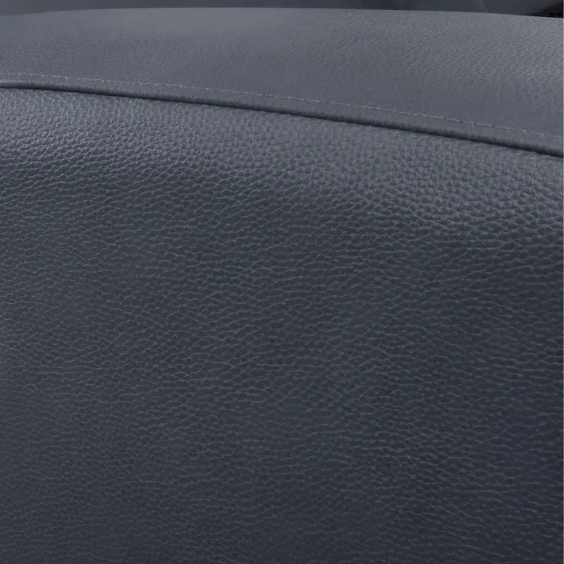 Fauteuil inclinable électrique en cuir pleine fleur de 94 cm de large, avec fonction bascule et port de chargement USB, idéal pour le home cinéma.