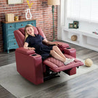 Fauteuil inclinable électrique de cinéma avec ports USB et porte-gobelets