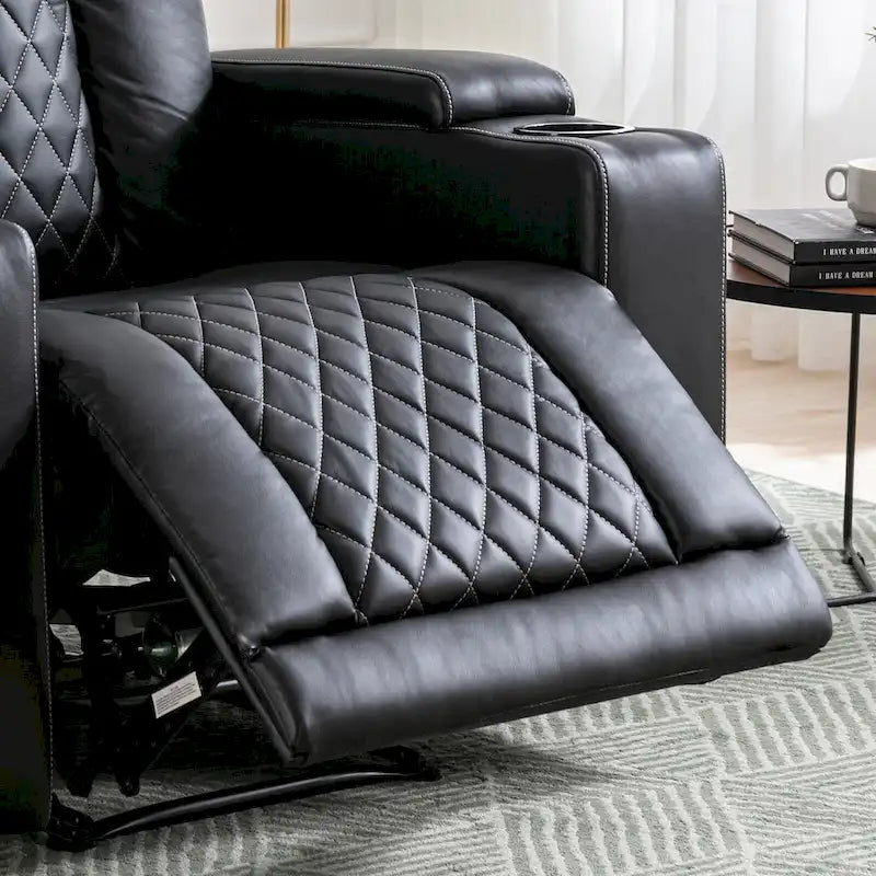 Fauteuil inclinable électrique de cinéma avec ports USB et porte-gobelets