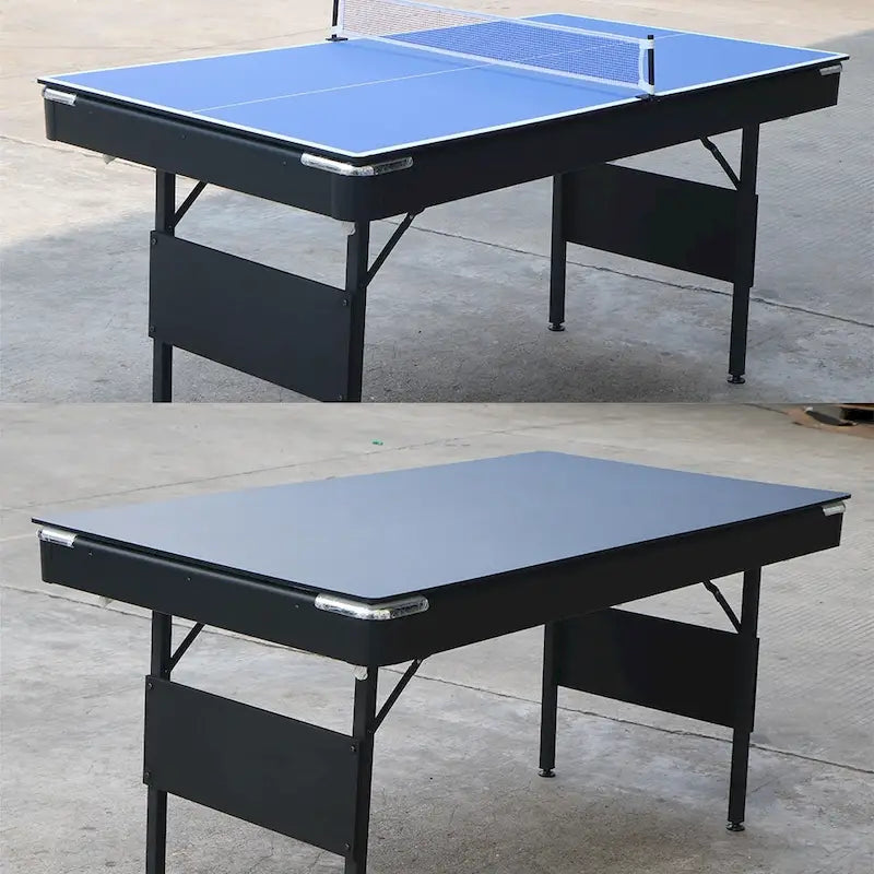 Table de jeu portable 3 en 1 de 65,7 pouces (billard, ping-pong, table de jeu pour la maison) - Non disponible