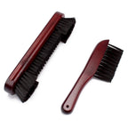 Ensemble de 2 brosses en bois massif pour table de billard GSE (brosse et brosse pour bandes). Accessoires pour table de billard.