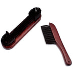Ensemble de 2 brosses en bois massif pour table de billard GSE (brosse et brosse pour bandes). Accessoires pour table de billard.