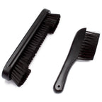 Ensemble de 2 brosses en bois massif pour table de billard GSE (brosse et brosse pour bandes). Accessoires pour table de billard.