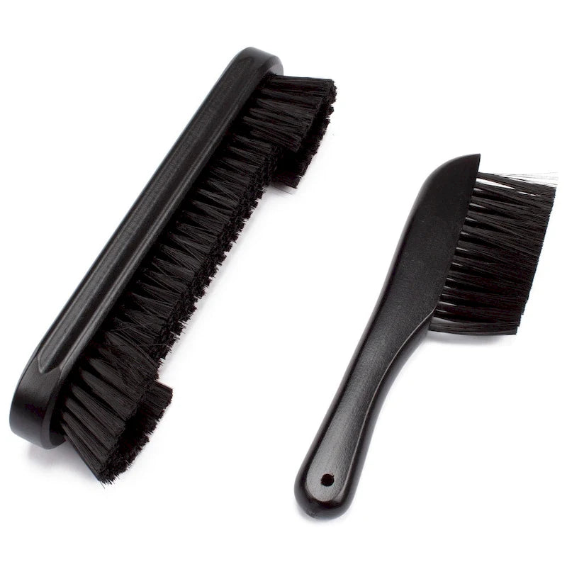Ensemble de 2 brosses en bois massif pour table de billard GSE (brosse et brosse pour bandes). Accessoires pour table de billard.
