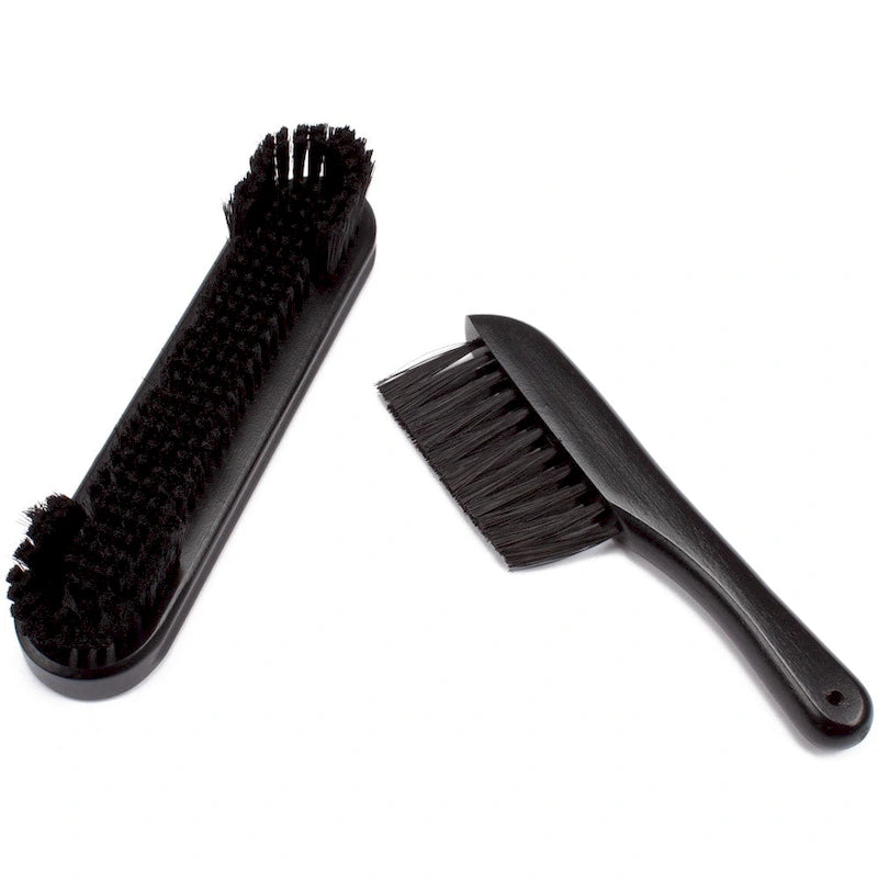 Ensemble de 2 brosses en bois massif pour table de billard GSE (brosse et brosse pour bandes). Accessoires pour table de billard.