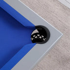 Ensemble de salle à manger Laguna avec table de billard en ardoise de 2,13 m (7 pi) pour intérieur/extérieur, 2 bancs et accessoires, finition ciment