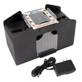 Mélangeur de cartes automatique GSE à 4 jeux pour casino, fonctionnant sur secteur/batterie - Noir
