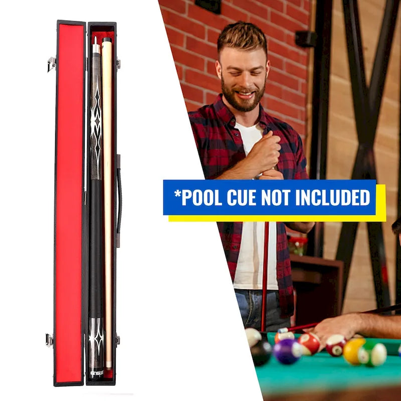 Étui rigide GSE 1x1 pour queue de billard. Étui demi-queue pour 1 fût/1 flèche.
