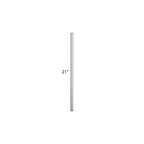 Tige d'extension blanche River of Goods de 21 pouces - 0,875 x 0,875 x 21
