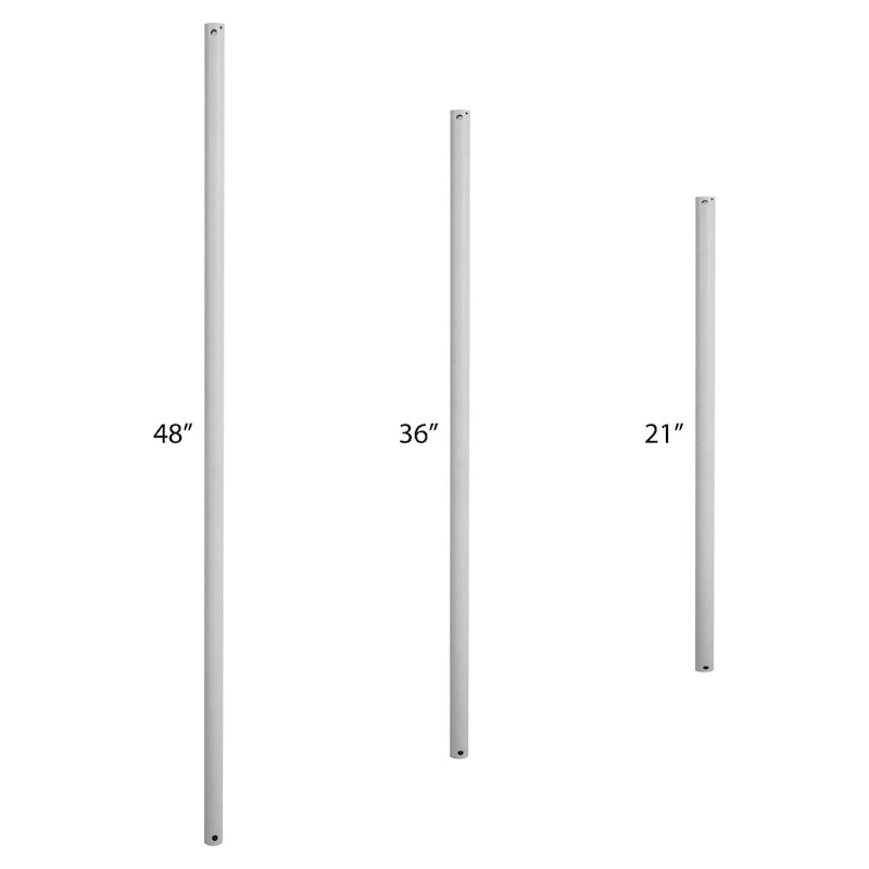 River of Goods 21 inch White Extension Downrod - .875  x .875  x 21