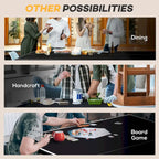 Table de ping-pong Soozier, format standard, pliable en quatre, portable, avec filet, raquettes et balles, en MDF, gris anthracite.