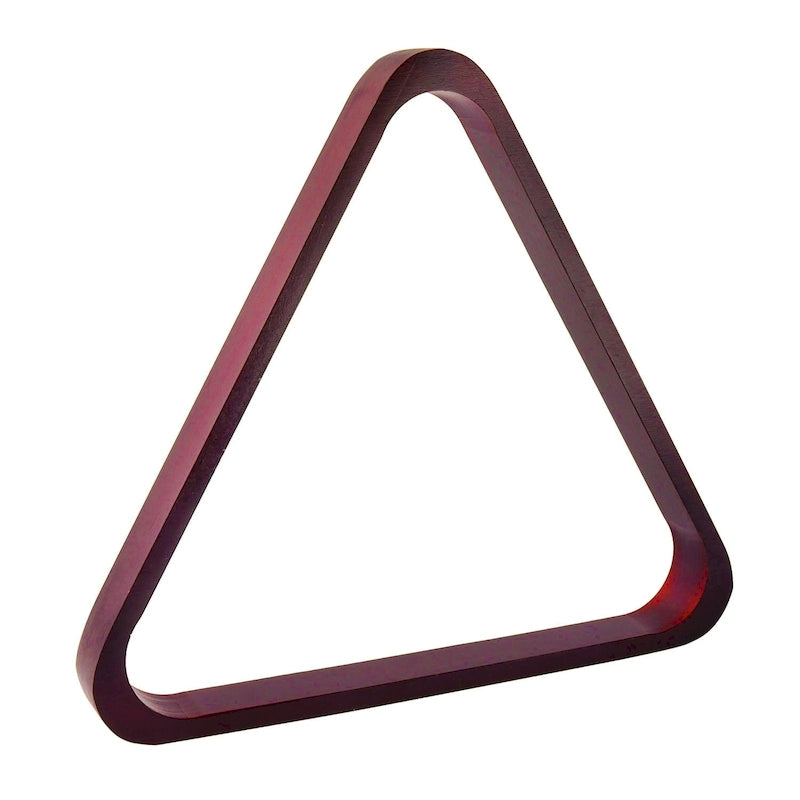 Râtelier à boules de billard GSE en acajou massif, en forme de triangle pour 8 boules et de diamant pour 9 boules, pour boules de 2-1/4 pouces.
