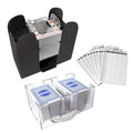 Jeu de cartes Canasta GSE comprenant 6 jeux de cartes Canasta avec valeurs de points, un mélangeur de cartes, un plateau de cartes rotatif et 100 feuilles de score.