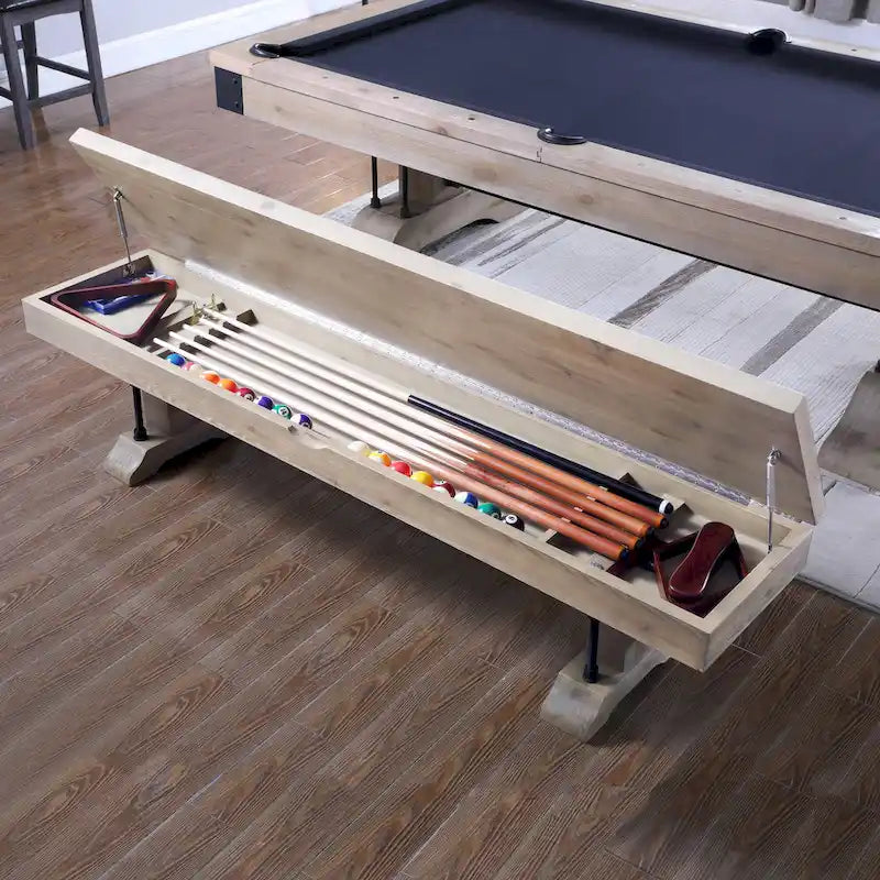 Table de billard en ardoise de Manchester sans plateau de salle à manger ni banc