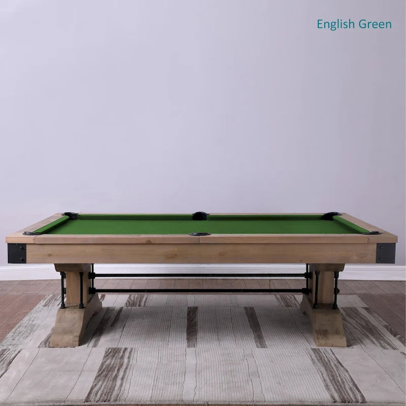 Table de billard en ardoise de Manchester sans plateau de salle à manger ni banc