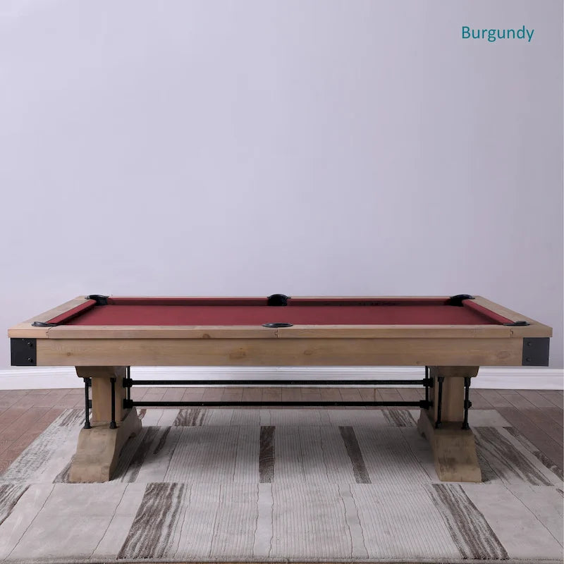 Table de billard en ardoise de Manchester sans plateau de salle à manger ni banc