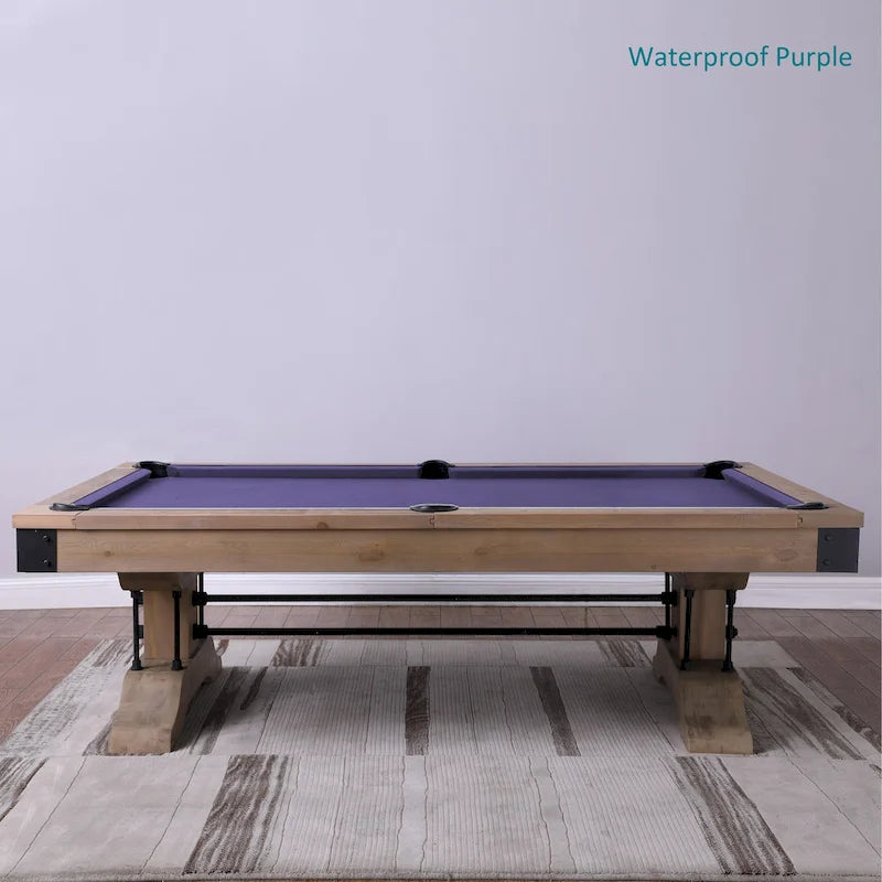 Table de billard en ardoise de Manchester sans plateau de salle à manger ni banc