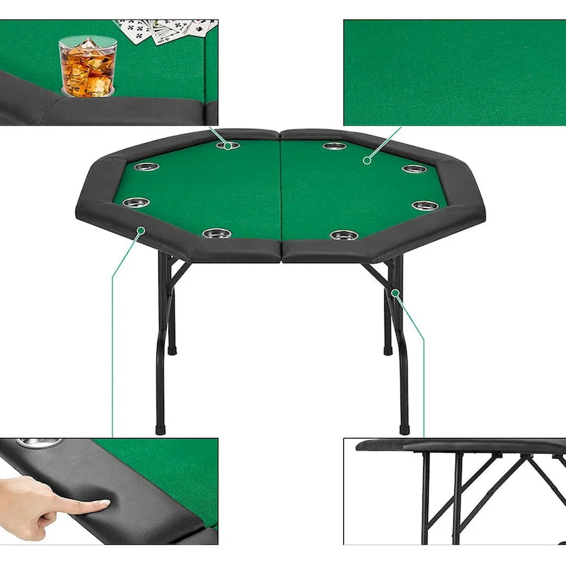 Jeu de poker à 8 joueurs avec AVAWING - Table de casino et loisirs
