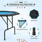 Jeu de poker à 8 joueurs avec AVAWING - Table de casino et loisirs