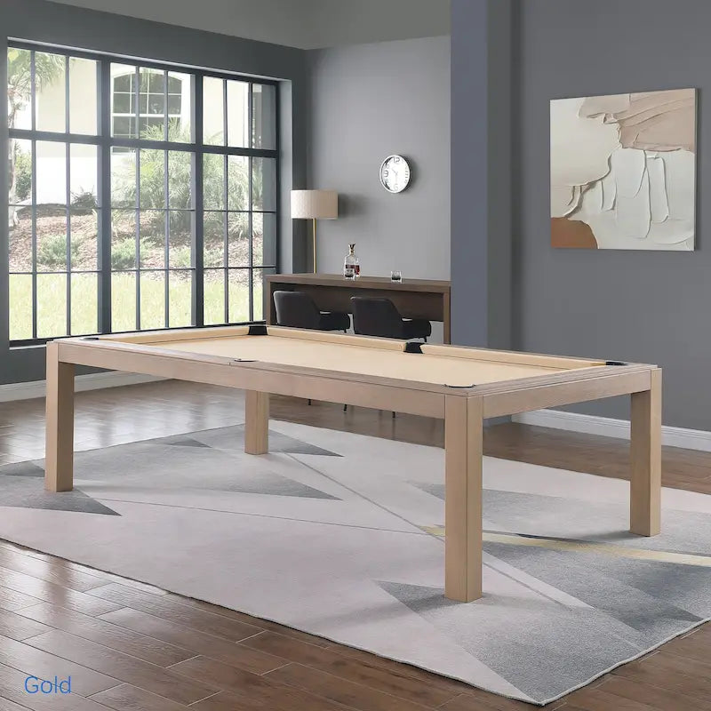 Table de billard Olivia 2,44 m (8 pi) en frêne flotté avec plateau de table intégré