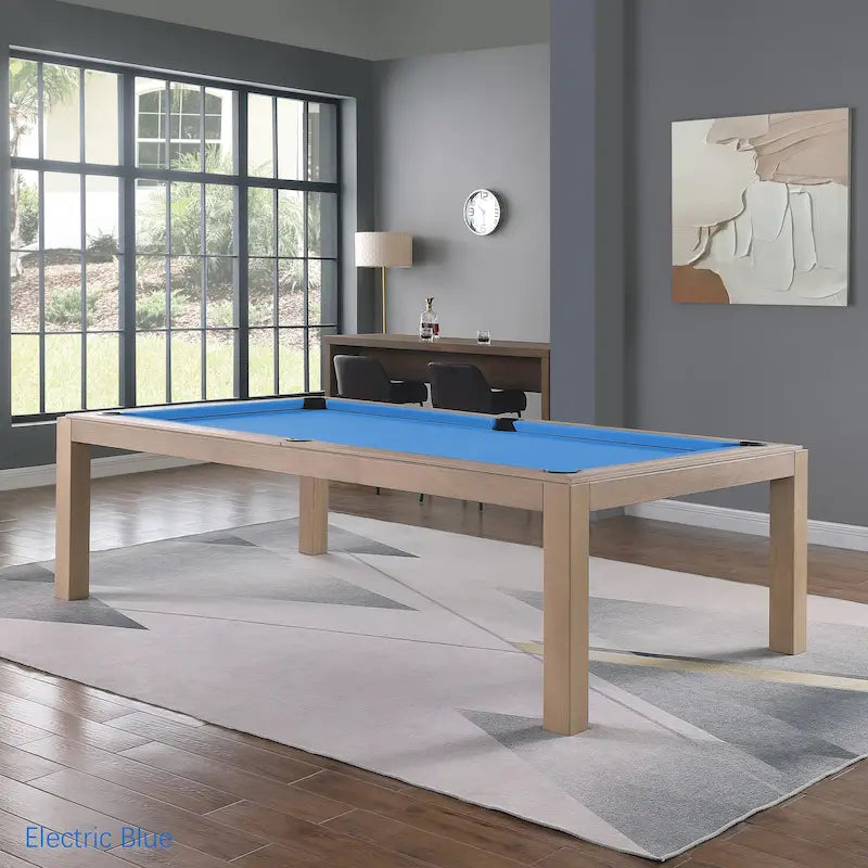 Table de billard Olivia 2,44 m (8 pi) en frêne flotté avec plateau de table intégré
