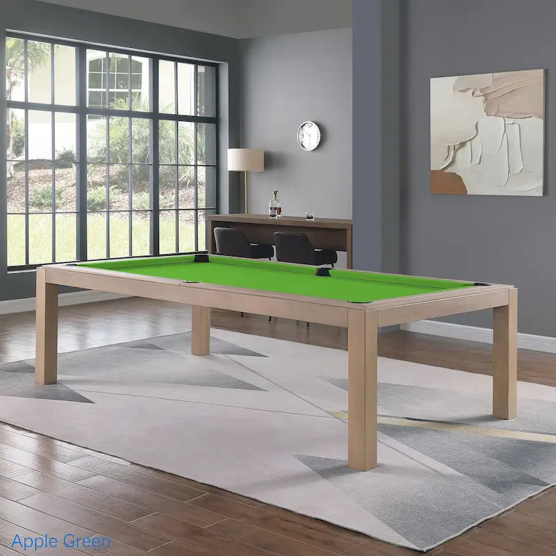 Table de billard Olivia 2,44 m (8 pi) en frêne flotté avec plateau de table intégré