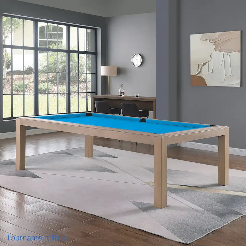 Table de billard Olivia 2,44 m (8 pi) en frêne flotté avec plateau de table intégré