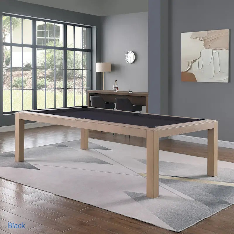 Table de billard Olivia 2,44 m (8 pi) en frêne flotté avec plateau de table intégré