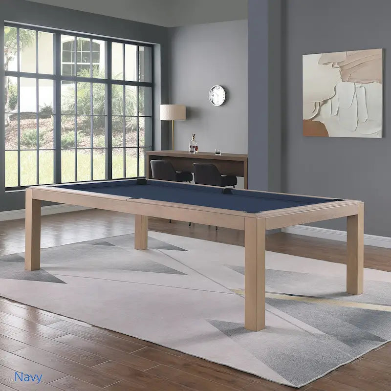 Table de billard Olivia 2,44 m (8 pi) en frêne flotté avec plateau de table intégré
