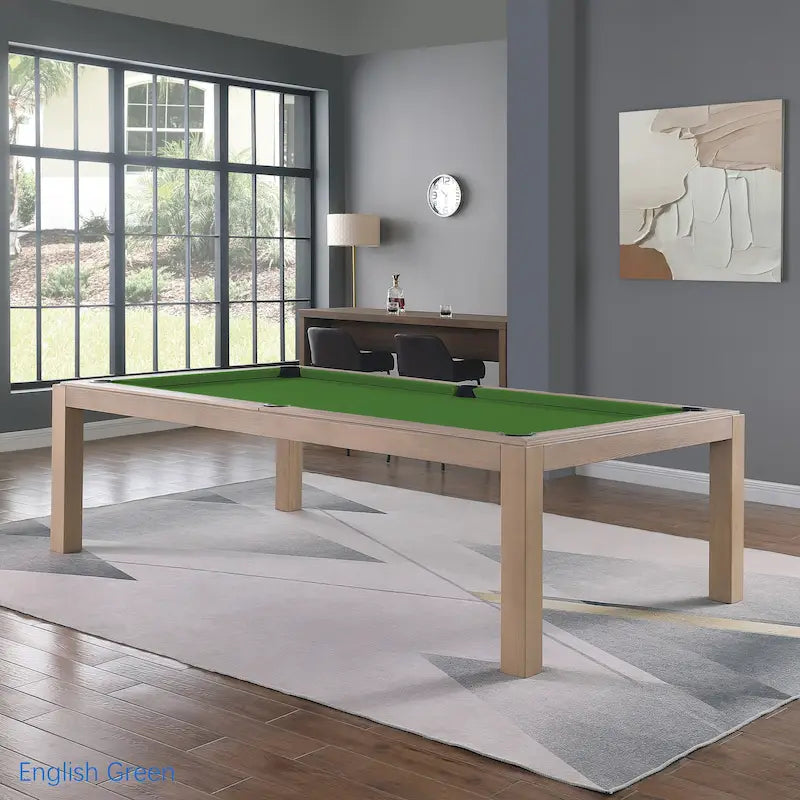 Table de billard Olivia 2,44 m (8 pi) en frêne flotté avec plateau de table intégré