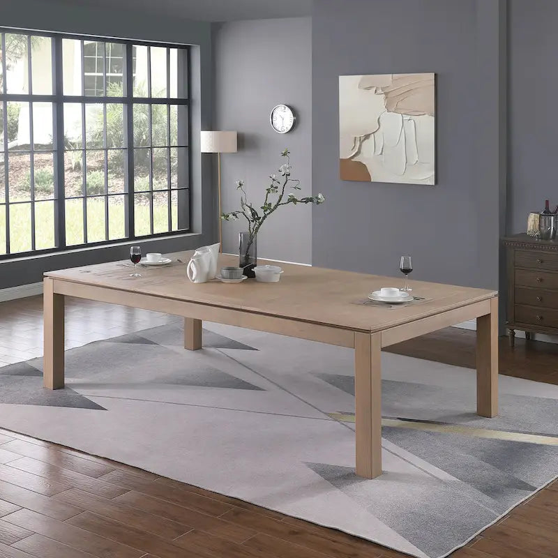 Table de billard Olivia 2,44 m (8 pi) en frêne flotté avec plateau de table intégré