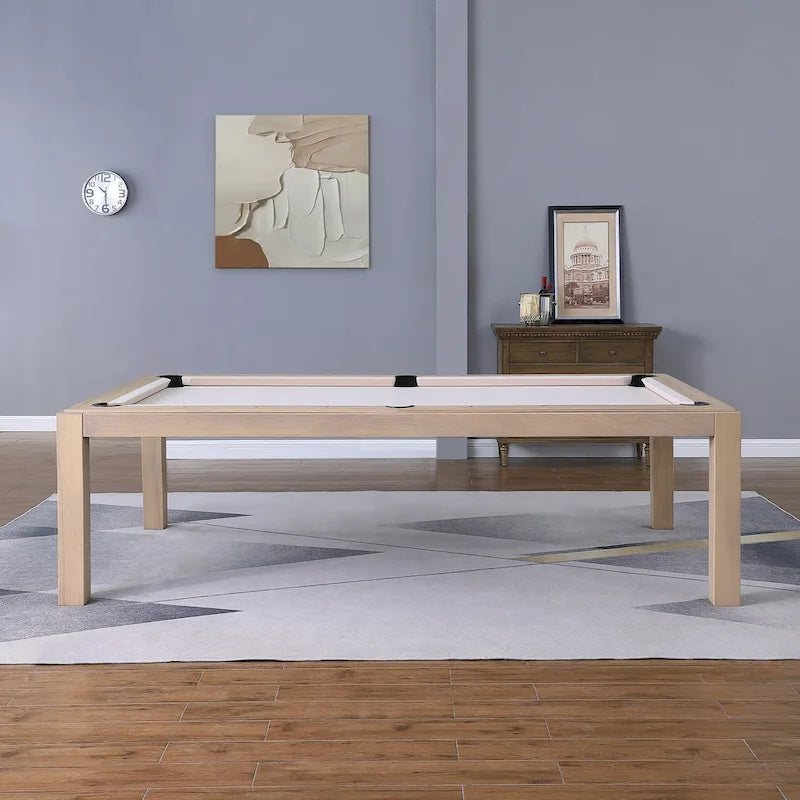 Table de billard Olivia 2,44 m (8 pi) en frêne flotté avec plateau de table intégré