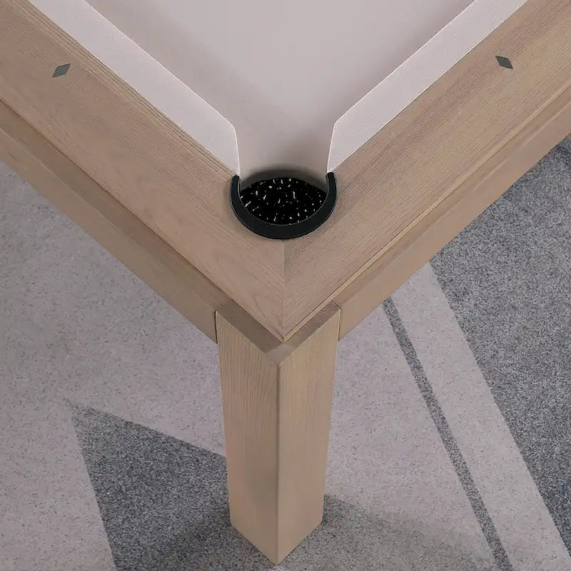 Table de billard Olivia 2,44 m (8 pi) en frêne flotté avec plateau de table intégré