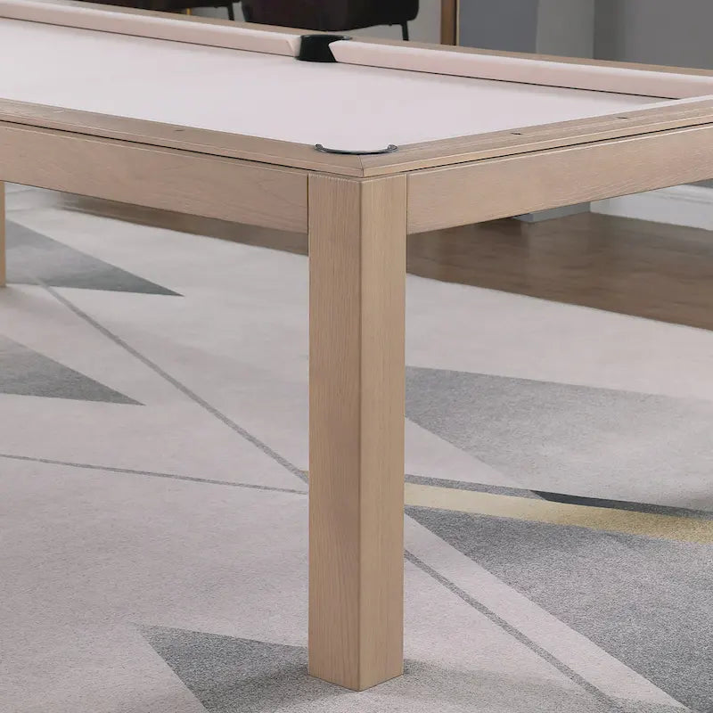 Table de billard Olivia 2,44 m (8 pi) en frêne flotté avec plateau de table intégré