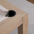 Table de billard Olivia 2,44 m (8 pi) en frêne flotté avec plateau de table intégré