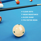 Boules de billard réglementaires GSE 2-1/4. Boules d'entraînement Pro-Cup.