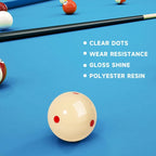 Boules de billard réglementaires GSE 2-1/4. Boules d'entraînement Pro-Cup.