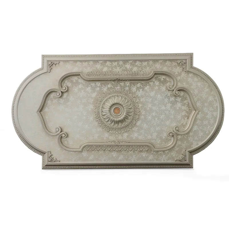 Blanco Rectangular Chandelier Ceiling Medallion 94 inches
